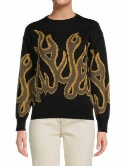Women YAL New York Flame Sweater