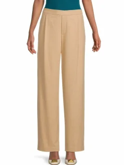 Women Vince Flannel Wool Blend Pull On Pants