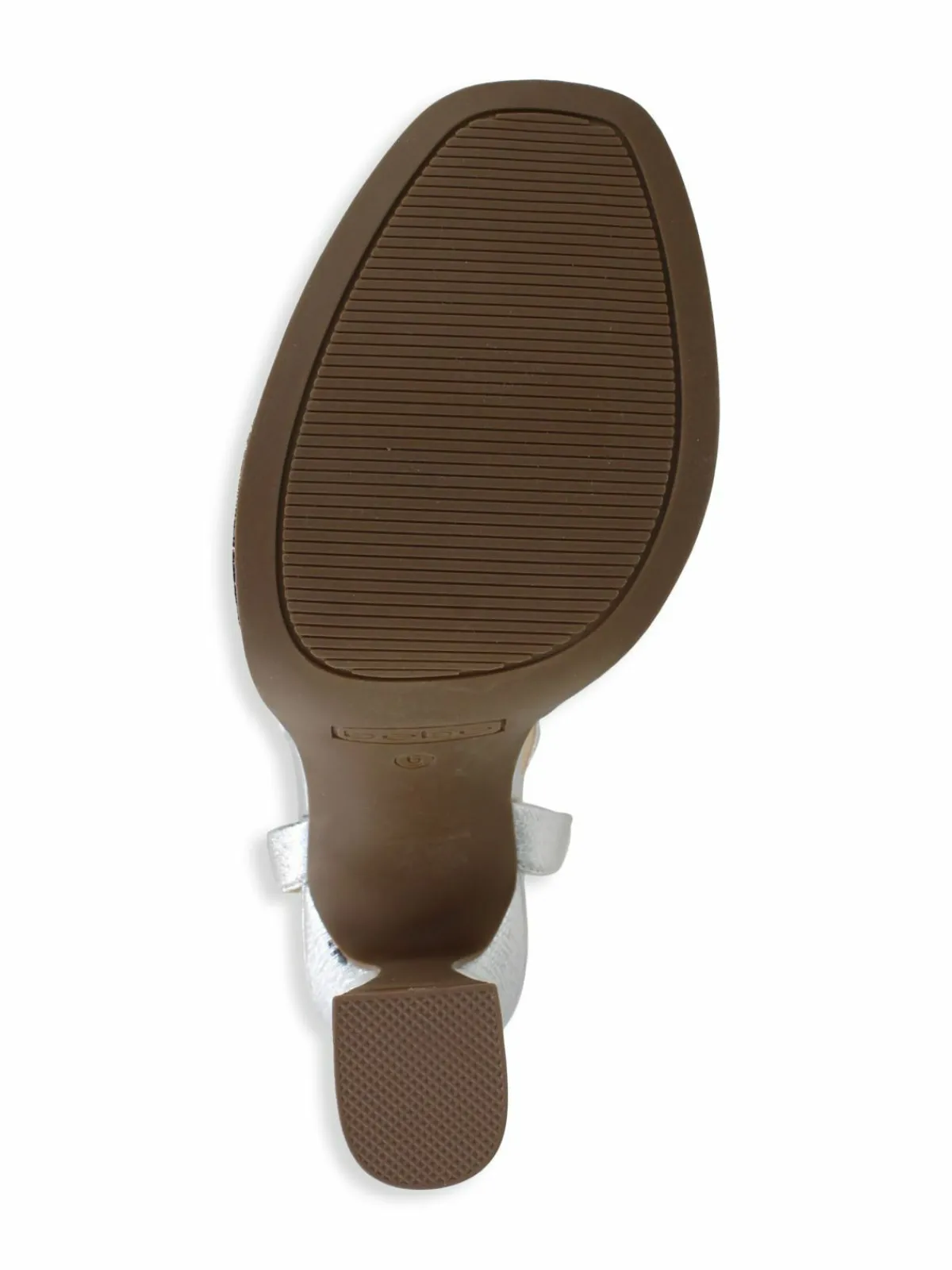 Bebe Flare Heel Platform Sandals