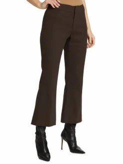 Women Vince Flared Ankle-Crop Pants