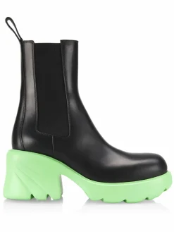 Bottega Veneta Flash Leather Chelsea Boots