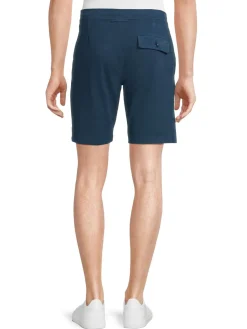 Good Man Brand Shorts|Flex Pro Jersey Tulum Flat Front Shorts Blue