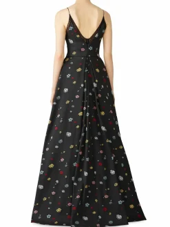Women Monique Lhuillier Floral A Line Ball Gown