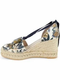 FERRAGAMO Floral Espadrille Wedges