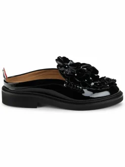 Thom Browne Floral Patent Leather Mules