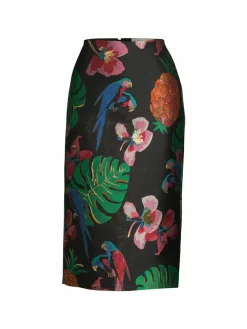 Women Valentino Floral Pencil Skirt