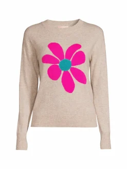 Women Lisa Todd Floral Wool & Cashmere Sweater