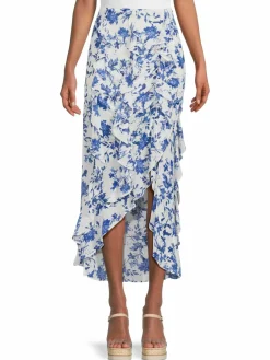 Women Free People Flounce Floral Maxi Skirt