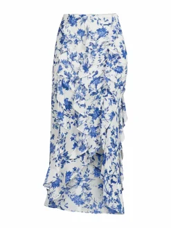 Women Free People Flounce Floral Maxi Skirt