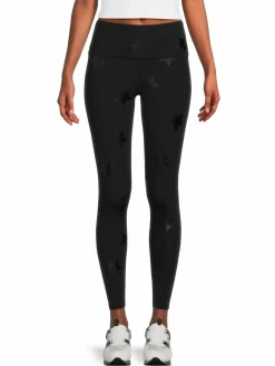 Women Terez Foil Heart Performance Leggings