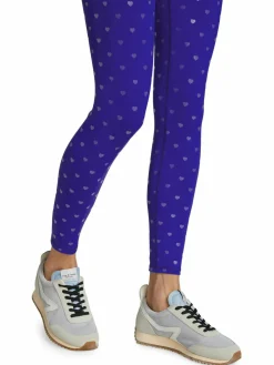 Women Terez Foil Heart Performance Leggings