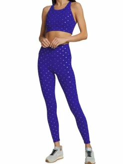 Women Terez Foil Heart Performance Leggings