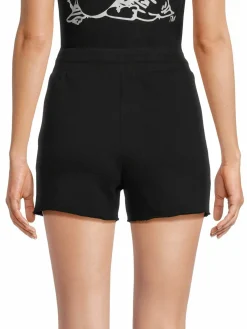 Women True Religion Foil Logo Graphic Shorts