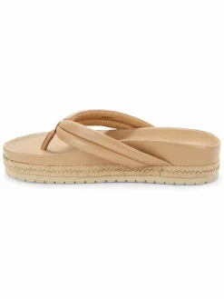 Vince Forest Leather Platform Espadrille Thong Sandals