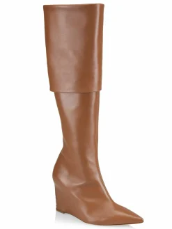 Bettina Vermillon Freja Leather Tall Boots