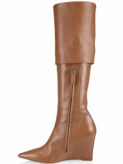 Bettina Vermillon Freja Leather Tall Boots