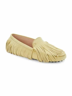 Tod's Fringe Suede Driving Loafers