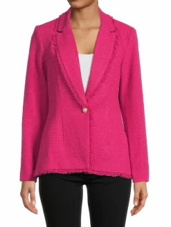 Women NANETTE nanette lepore Fringe Trim Blazer