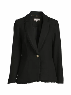Women NANETTE nanette lepore Fringe Trim Blazer