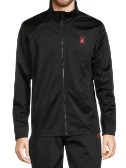 Spyder Activewear|Full Zip Track Jacket Black