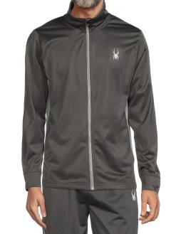 Spyder Activewear|Full Zip Track Jacket Polar Grey
