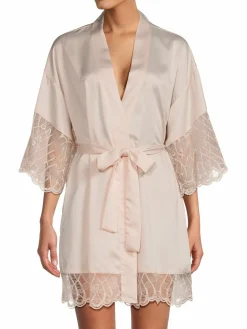 Women Flora Nikrooz Gabby Lace Belted Robe