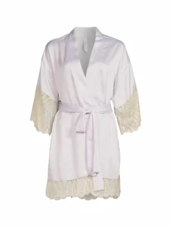 Women Flora Nikrooz Gabby Lace Belted Robe