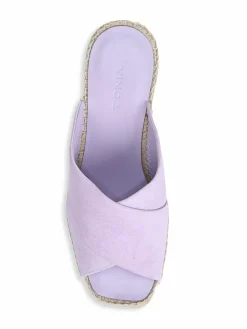 Vince Gaelan Suede Espadrille Wedge Sandals