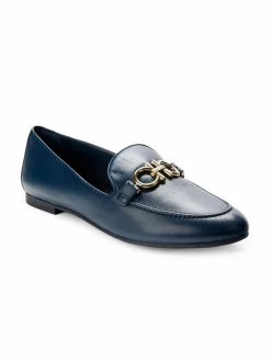 FERRAGAMO Gancini Leather Loafers