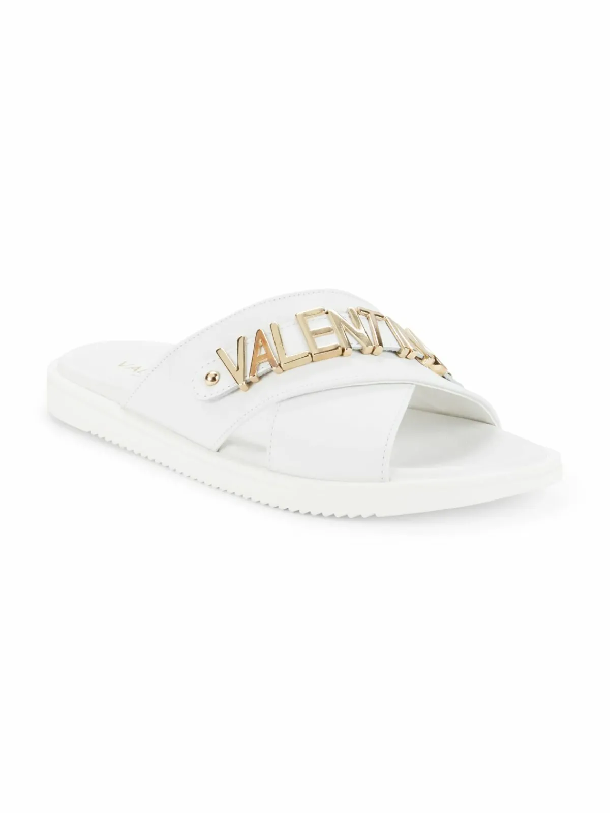 Valentino by Mario Valentino Gea Logo Crossover Slides