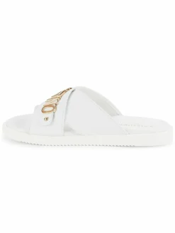 Valentino by Mario Valentino Gea Logo Crossover Slides