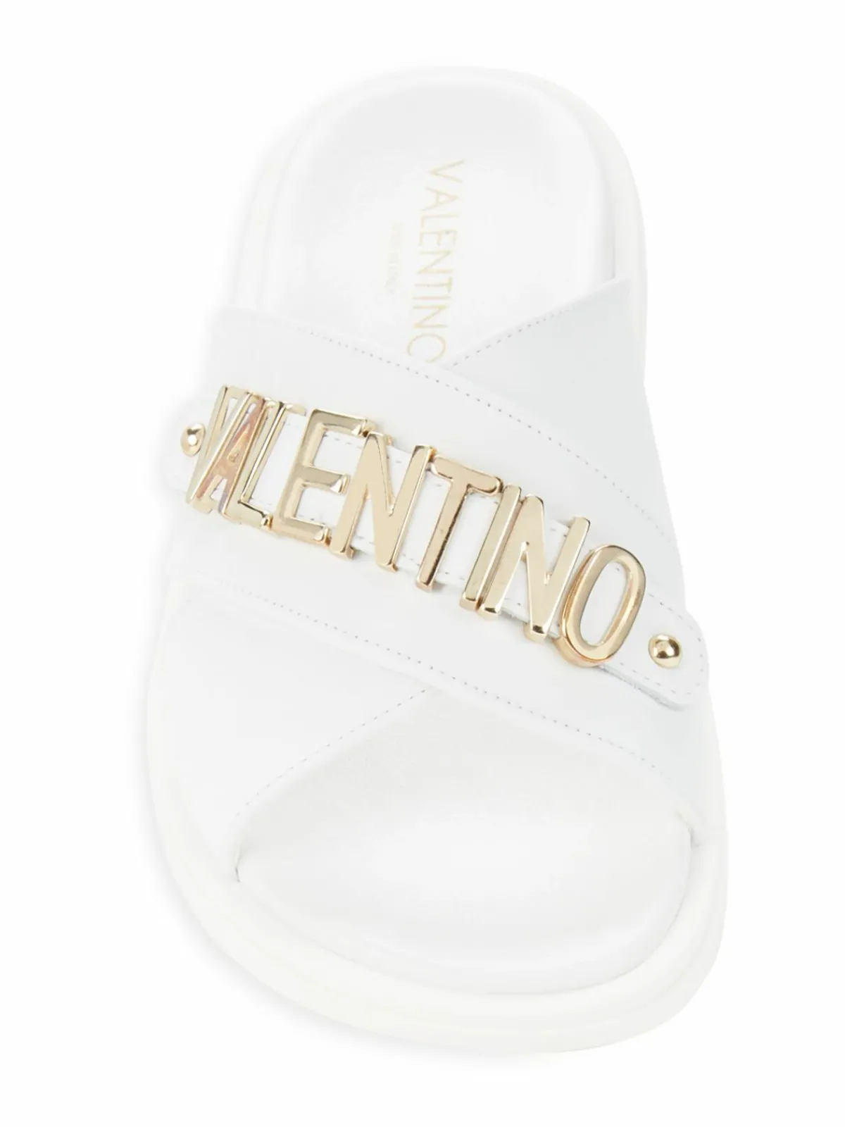 Valentino by Mario Valentino Gea Logo Crossover Slides