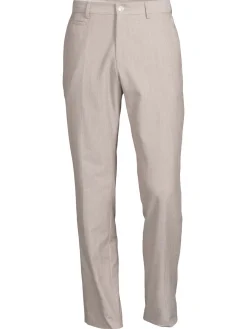 BOSS Pants|Genius Solid Slim Fit Virgin Wool Blend Pants Beige