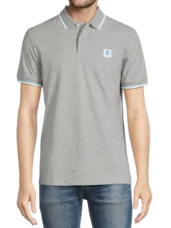 Bertigo Polos|Genoa Tipped Polo Grey