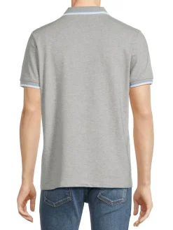 Bertigo Polos|Genoa Tipped Polo Grey