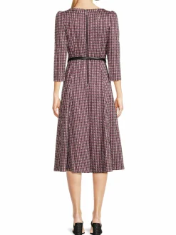 Women Calvin Klein Geometric Print Midi Dress