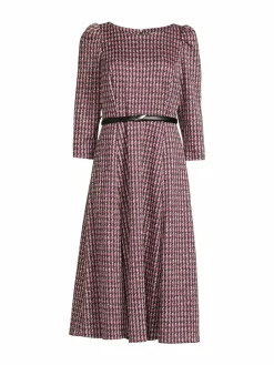 Women Calvin Klein Geometric Print Midi Dress
