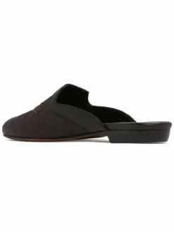 Beautiisoles by Robyn Shreiber Ginevra Crest Canvas Mules
