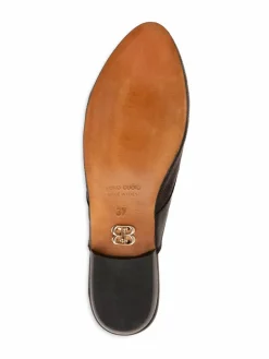Beautiisoles by Robyn Shreiber Ginevra Crest Canvas Mules
