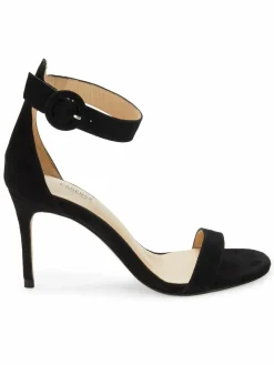 L'AGENCE Gisele Suede Ankle Loop Sandals
