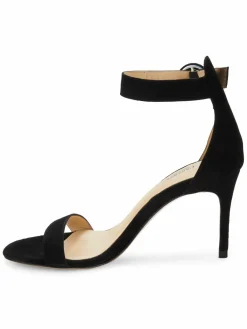 L'AGENCE Gisele Suede Ankle Loop Sandals