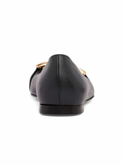 Beautiisoles by Robyn Shreiber Giuly Chain Leather Ballet Flats