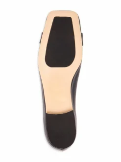 Beautiisoles by Robyn Shreiber Giuly Chain Leather Ballet Flats