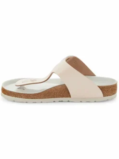 Birkenstock Gizeh Regular Fit Leather Platform Sandals