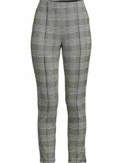 Women Andrew Marc Sport Glen Check Knit Pants