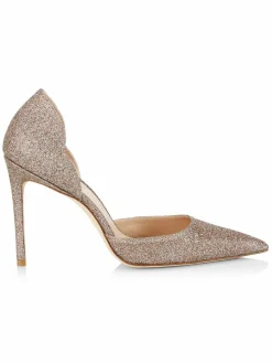 Stuart Weitzman Glitter D'Orsay Pumps