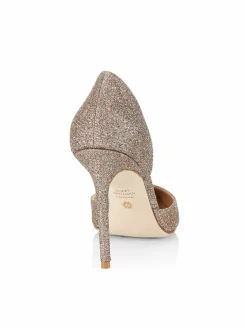 Stuart Weitzman Glitter D'Orsay Pumps