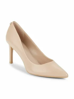 Karl Lagerfeld Paris Glora Point-Toe Leather Pumps
