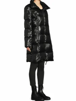 Women S13 Glossy Puffer Coat