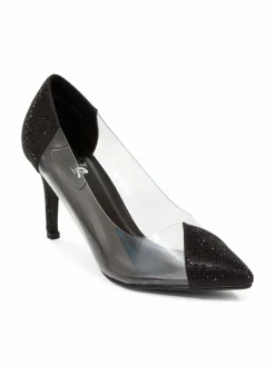 Chic by Lady Couture Good Times Embellished Transparent Pumps